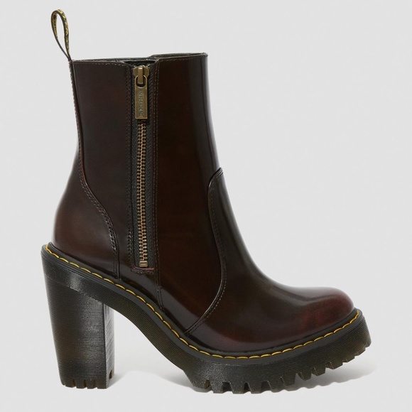 Dr. Martens Women's Magdalena II Platform Zip Cherry Arcadia Quad US 7 RARE!!! - Picture 2 of 8